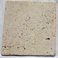 Плитка из травертина Classic Light Tumbled 1,2х20,3х20,3 см, бежевая с состаренной поверхностью Антик Standart