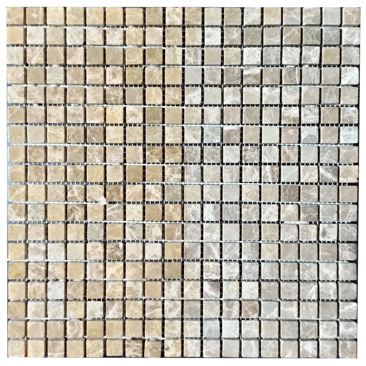 Мозаика из мрамора Матовая МКР-4СВ (15x15) Emperador Light D