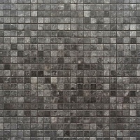Черная мраморная мозаика матовая МКР-2СВ 195