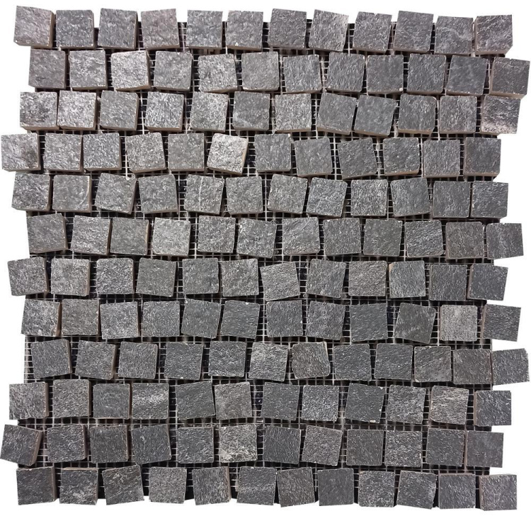 Мозаика Dune Mosaico 187775 Karakter 30*30.1 черная керамическая
