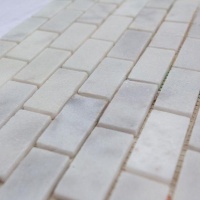 Мозаїка з мармуру Полірована МКР-11П (47x23) White BI