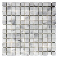 Мозаїка з мармуру Полірована МКР-2П (23x23) White BI