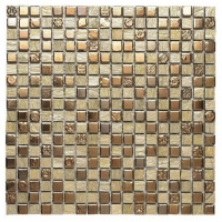 Мозаика Dune 186544 Thea 30*30 золотистая керамическая