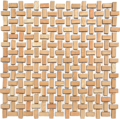 Мозаїка з керамограніту Kotto Ceramica MI7 10200511C Dorato 300x300х10 (прямокутник 10x20)