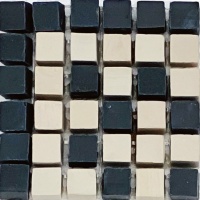 Мозаїка з керамограніту Kotto Ceramica MI7 K060804 Lviv Legends кут фриза Beige/Nero