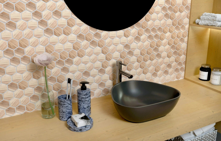 Мозаика керамическая Kotto Ceramica HEXAGON HP 6027 Мат 295 х 295 х 9