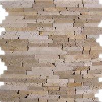 Мозаїка Dune Mosaico Travertino Pencil 26*26 бежева