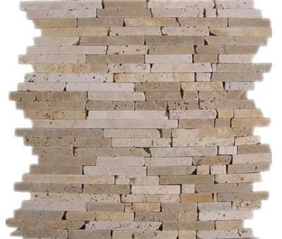Мозаика Dune Mosaico Travertino Pencil 26*26 бежевая
