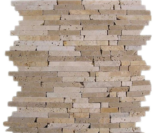 Мозаїка Dune Mosaico Travertino Pencil 26*26 бежева