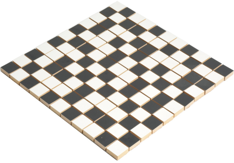 Мозаика керамическая Kotto Ceramica СМ 325106 C2 estet white/estet graphite  300 х 300 х 9   ( 25 х 25 )
