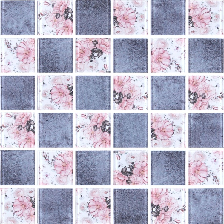Мозаика стеклянная Kotto Ceramica GMP 0848009 СС print 8/print 39   300 x 300 х 8   ( 48 х 48 )