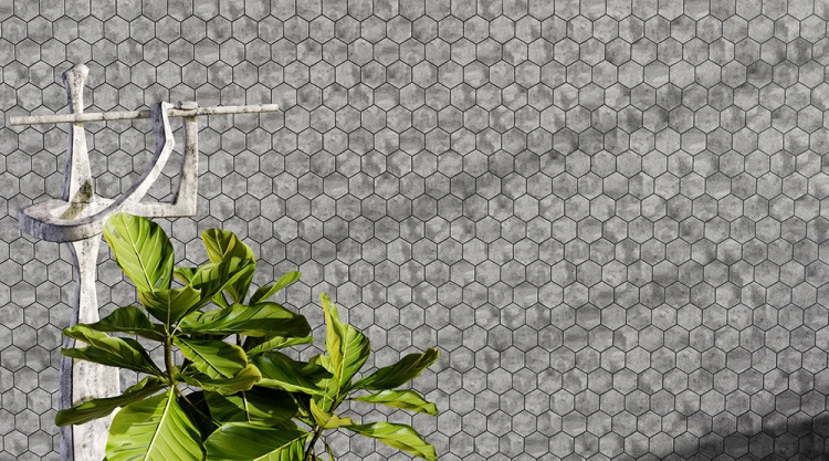 Мозаика керамическая Kotto Ceramica HEXAGON HP 6030  Мат 295 х 295 х 9