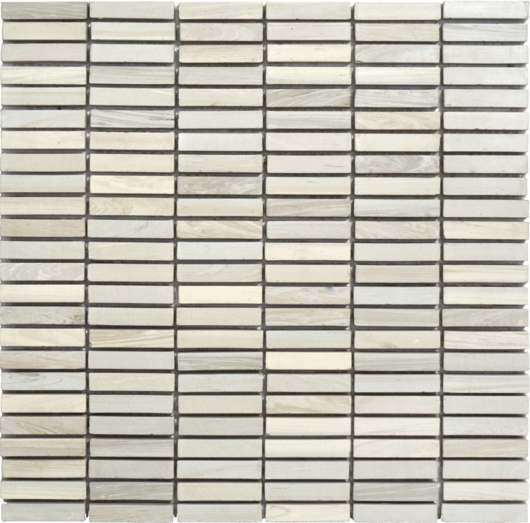 Мозаика из керамогранита Kotto Ceramica MI7 10500502C Grigio Freddo 300 x 300 х 10  ( прямоугольник 10 x 50 )