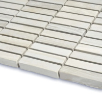 Мозаика из керамогранита Kotto Ceramica MI7 10500502C Grigio Freddo 300 x 300 х 10  ( прямоугольник 10 x 50 )