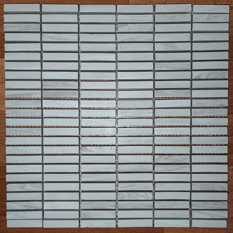 Мозаїка з керамограніту Kotto Ceramica MI7 10500502C Grigio Freddo 300 x 300 х 10 (прямокутник 10 x 50)