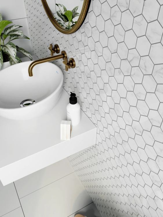 Мозаика керамическая Kotto Ceramica HEXAGON HP 6031  295 х 295 х 9