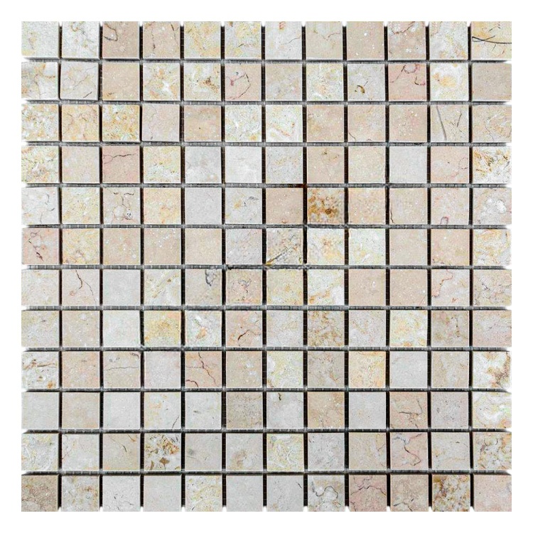 Мозаїка з мармуру Полірована МКР-2П (23x23) Beige Mix