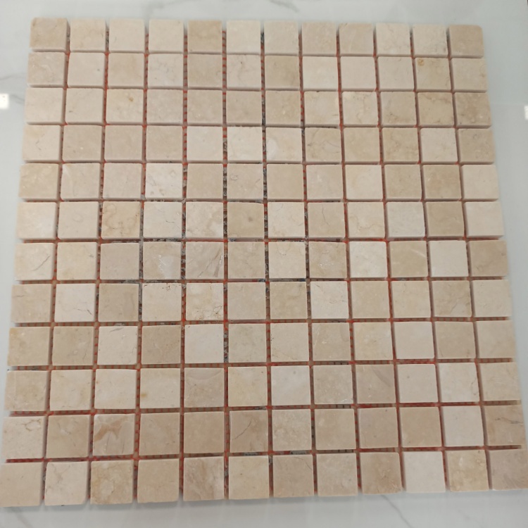 Мозаїка з мармуру Полірована МКР-2П (23x23) Beige Mix