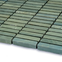 Мозаика из керамогранита Kotto Ceramica MI7 10500503C  Terra Verde  300 x 300 х 10  ( прямоугольник 10 x 50 )