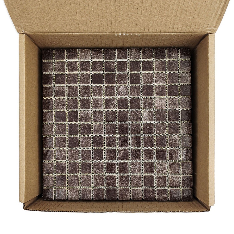 Мозаїка скляна PW25207 DARK BROWN