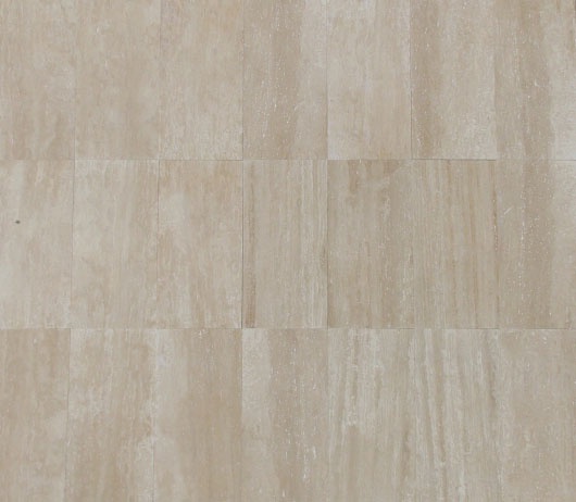 Плитка из травертина Light vein cut Filled and Honed 1,2х30,5х61 см, бежевая матовая заполненная шлифованная Export