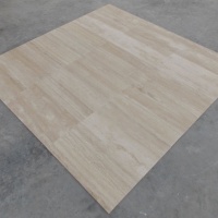 Плитка из травертина Light vein cut Filled and Honed 1,2х30,5х61 см, бежевая матовая заполненная шлифованная Export