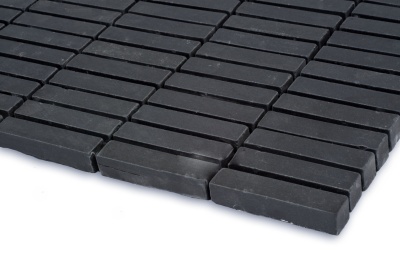 Мозаика из керамогранита Kotto Ceramica MI7 10500506C Nero  300 x 300 х 10  ( прямоугольник 10 x 50 )
