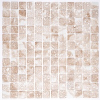 Мозаика стеклянная TRAVERTIN BEIGE AquaMo