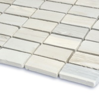 Мозаика из керамогранита Kotto Ceramica MI7 23460101C Grigo Caldo 300 x 300 х 7 (прямоугольник 23 x 46)