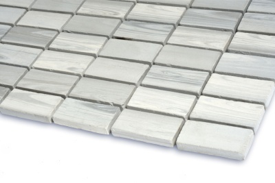 Мозаика из керамогранита Kotto Ceramica MI7 23460102C Grigio Freddo 300 x 300 х 7 (прямоугольник 23 x 46)