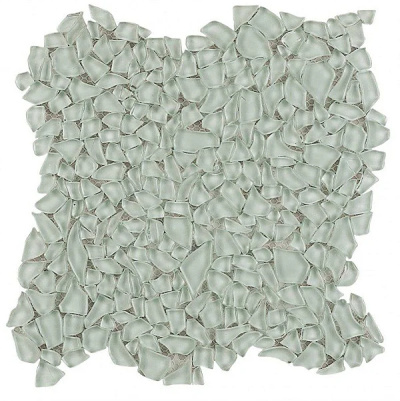 Мозаика Dune Trencadis Glass Cielo 30*30 белая стеклянная